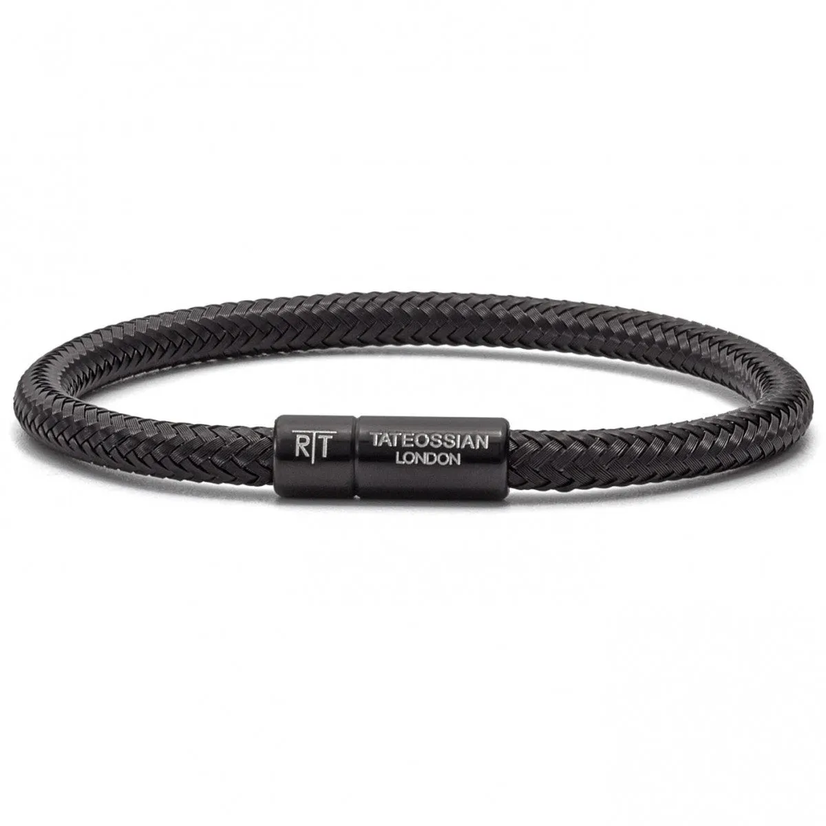 Tateossian Soho Copper Bracelet for Men, Black