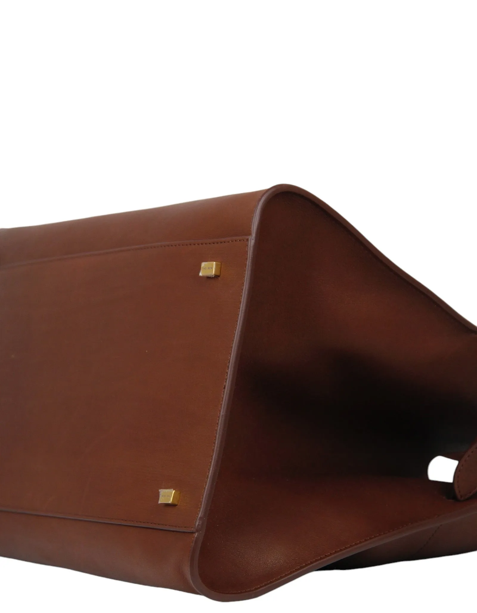 The Row New Burgundy Leather Soft Margaux 15 Bag