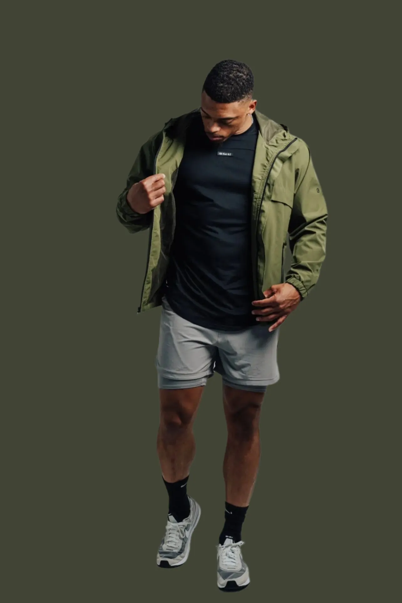 Total War Ai1 Stealth Full-Zip Jacket - Dark Olive