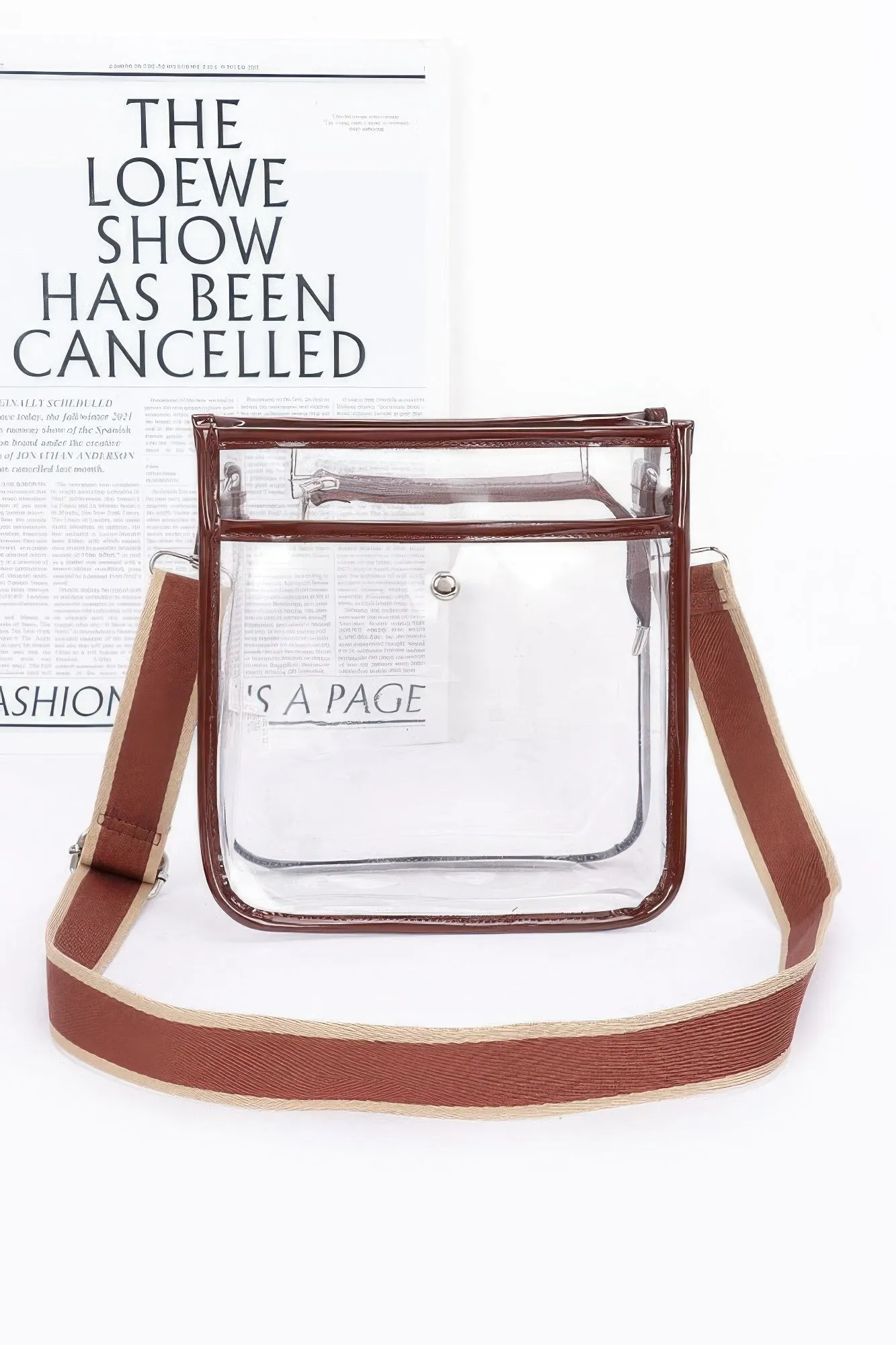 Transparent School Bag W/ Strap