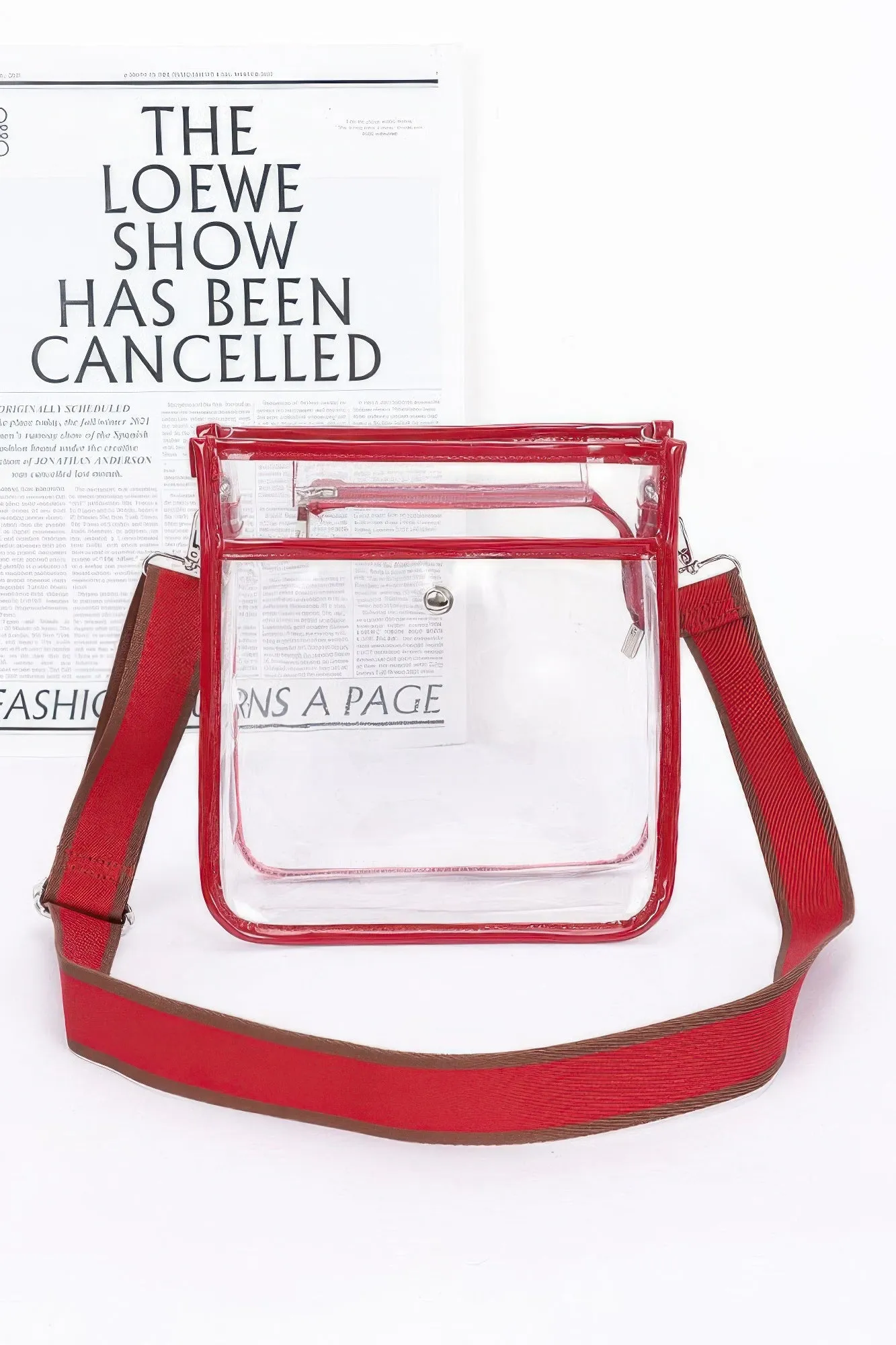 Transparent School Bag W/ Strap