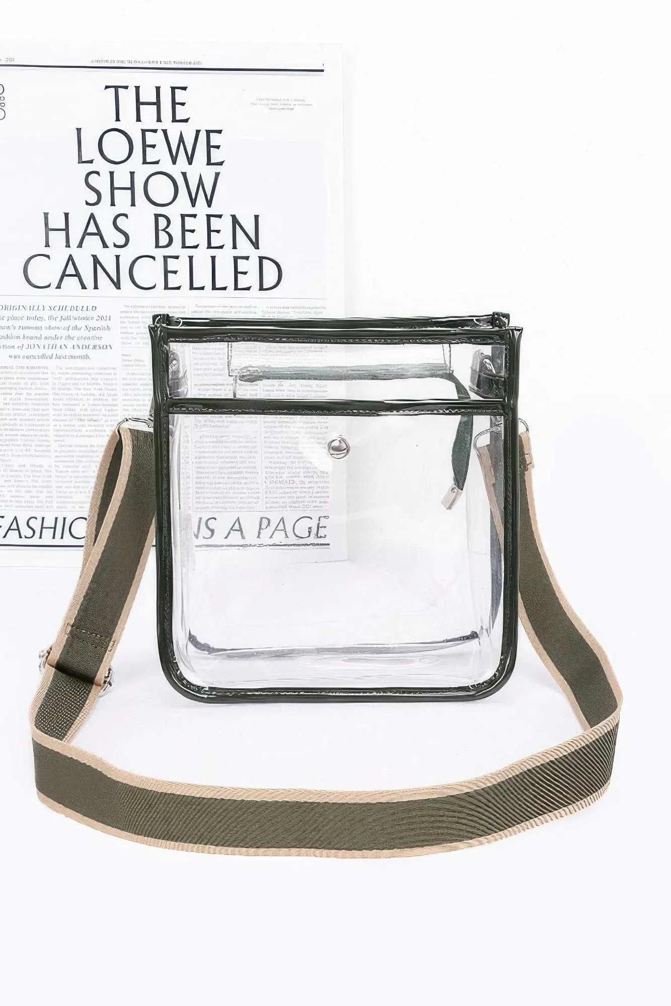 Transparent School Bag W/ Strap