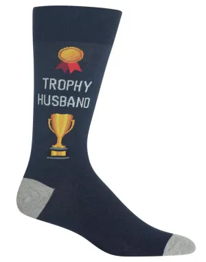 Trophy Husband Navy Men's Socks