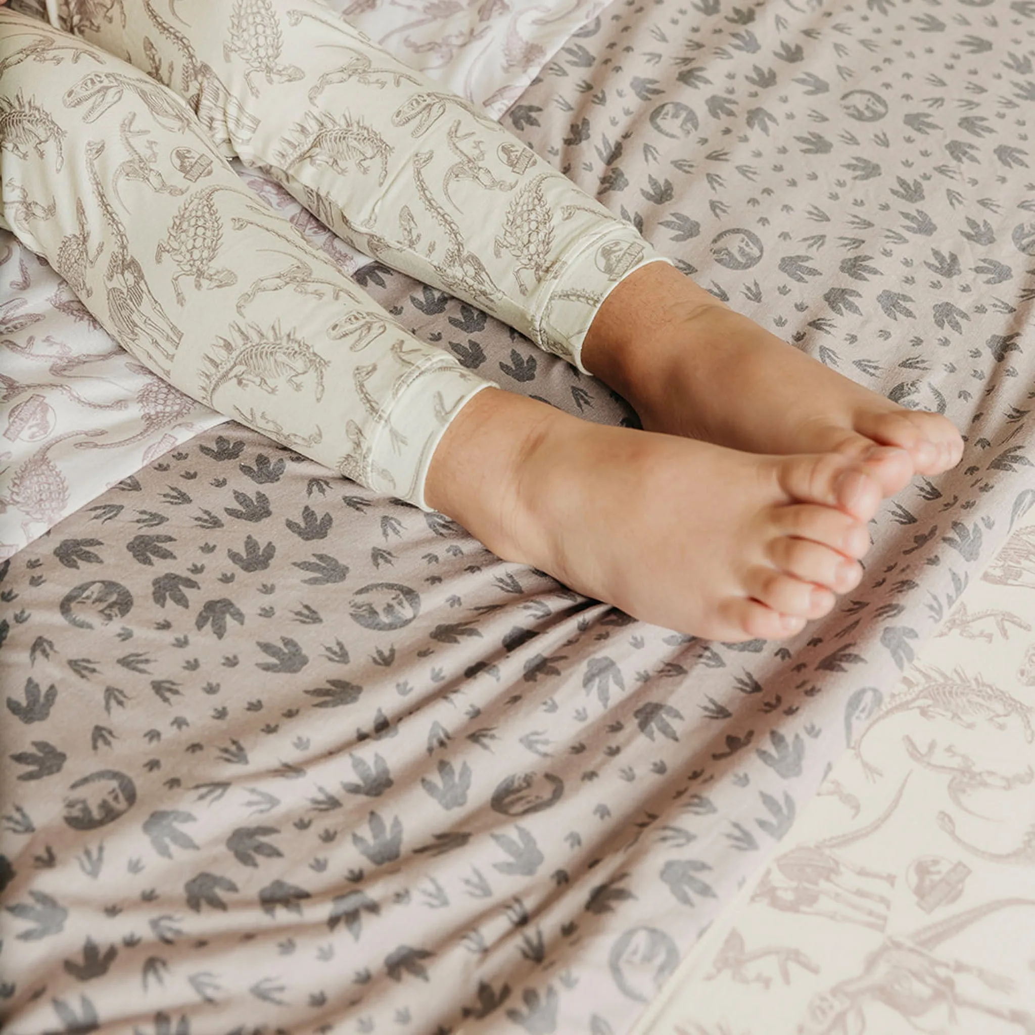 Twin Cloud Comforter - Jurassic Park Fossils