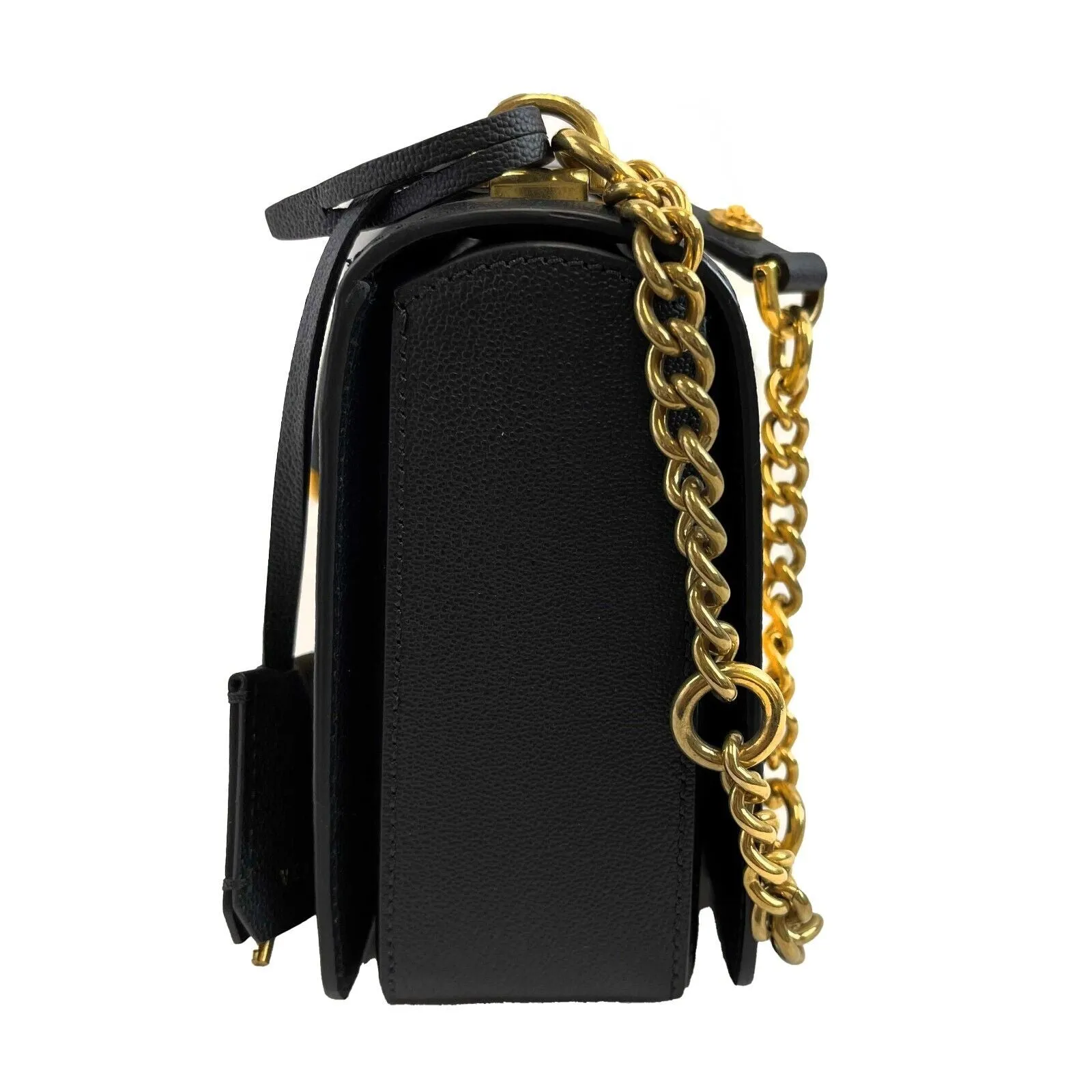 Versace Barocco Icon Borsa Vitello St. Baroque Black and Gold Handbag 2018