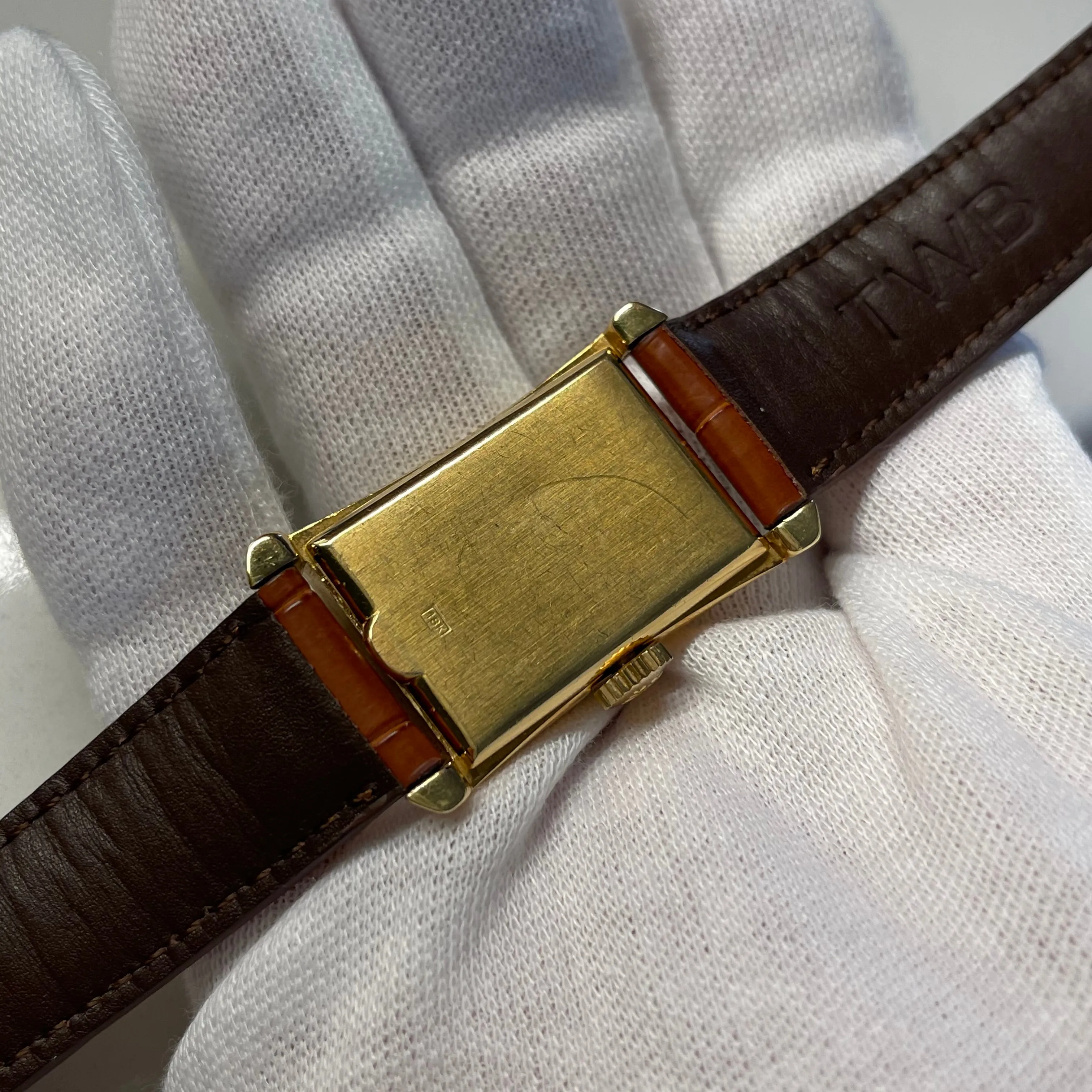Vintage 1950’s Patek Philippe Hour Glass 2468 Sigma Silver Dial Dress Wristwatch