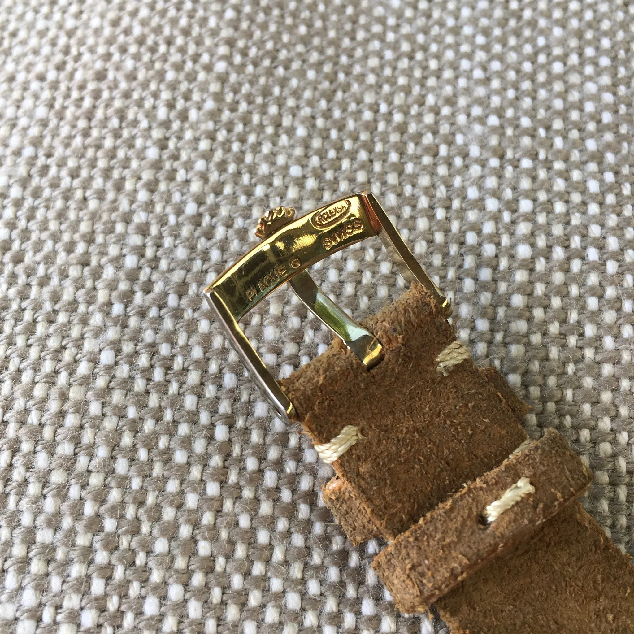 Vintage Rolex 1601 1601/3 Sigma Dial Metallic Caliber 1560 Steel Gold Wristwatch 1966