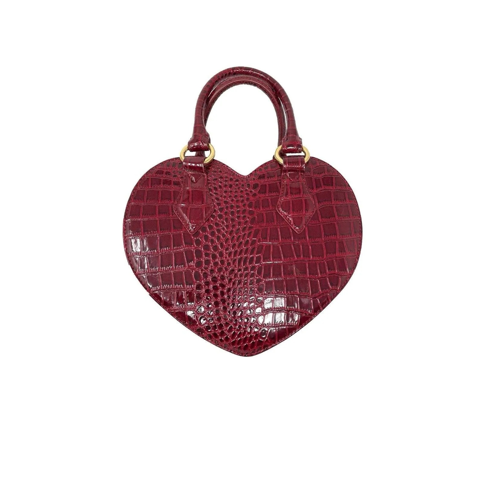 Vivienne Westwood Burgundy Heart Bag