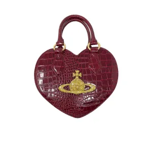 Vivienne Westwood Burgundy Heart Bag