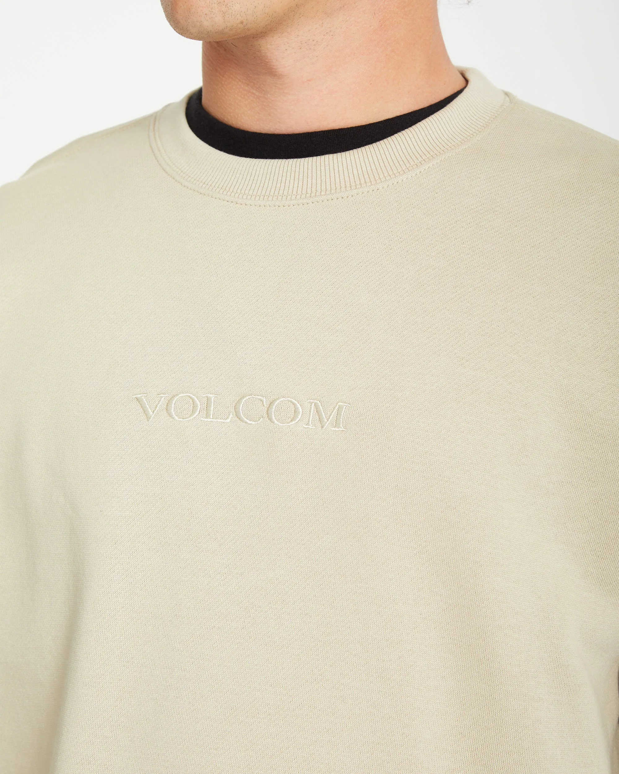 Volcom Stone Sweatshirt - LIGHT KHAKI