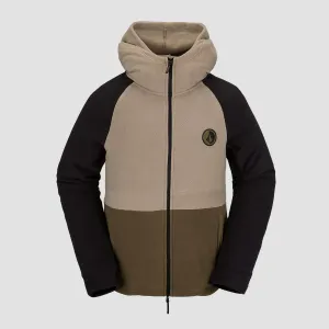 Volcom V-Science Snow Full Zip Hood Dark Khaki