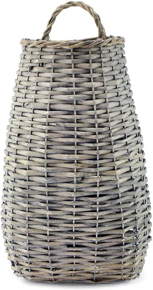 Wall Hanging Pocket Basket (Gray, Case of 4)