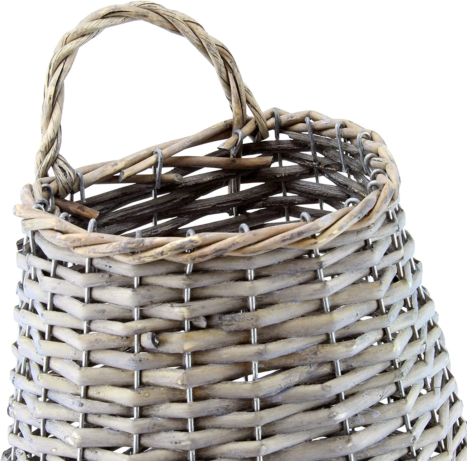 Wall Hanging Pocket Basket (Gray, Case of 4)