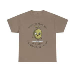 Water in skincare / olive trees / olive cartoon / Unisex Heavy Cotton Tee