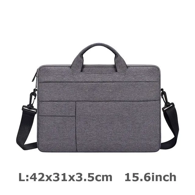 Waterproof Handbag Designer Women 14 15.6 inch Laptop Briefcase Business Handbag for Men Large Capacity Messenger Shoulder Bag