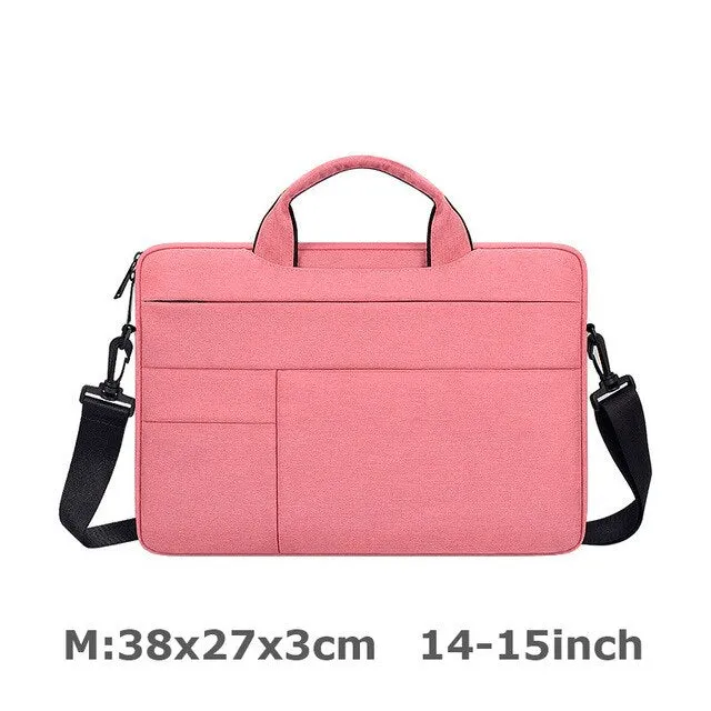 Waterproof Handbag Designer Women 14 15.6 inch Laptop Briefcase Business Handbag for Men Large Capacity Messenger Shoulder Bag