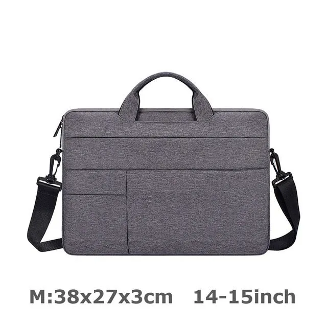Waterproof Handbag Designer Women 14 15.6 inch Laptop Briefcase Business Handbag for Men Large Capacity Messenger Shoulder Bag