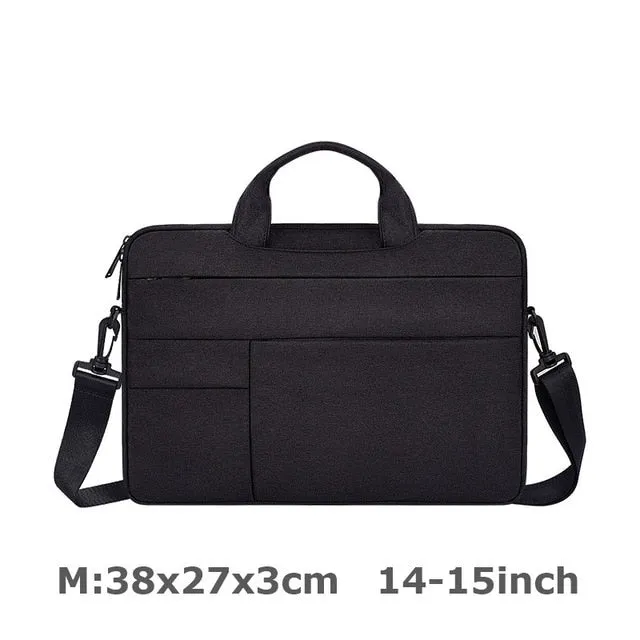 Waterproof Handbag Designer Women 14 15.6 inch Laptop Briefcase Business Handbag for Men Large Capacity Messenger Shoulder Bag