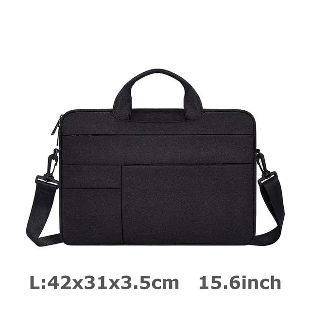 Waterproof Handbag Designer Women 14 15.6 inch Laptop Briefcase Business Handbag for Men Large Capacity Messenger Shoulder Bag