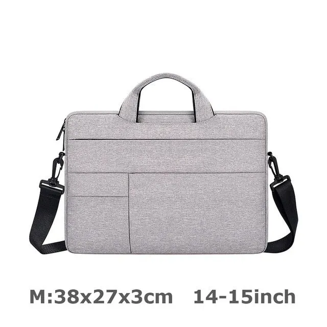 Waterproof Handbag Designer Women 14 15.6 inch Laptop Briefcase Business Handbag for Men Large Capacity Messenger Shoulder Bag