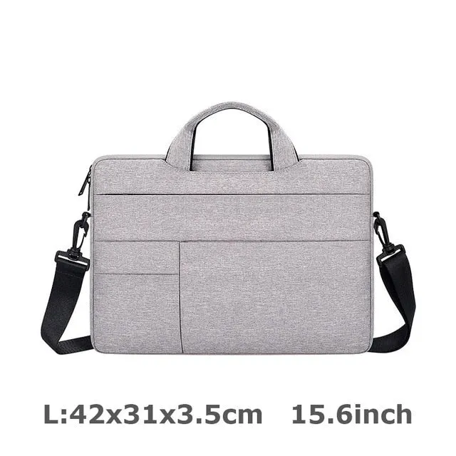 Waterproof Handbag Designer Women 14 15.6 inch Laptop Briefcase Business Handbag for Men Large Capacity Messenger Shoulder Bag