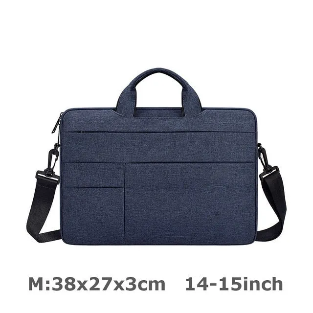 Waterproof Handbag Designer Women 14 15.6 inch Laptop Briefcase Business Handbag for Men Large Capacity Messenger Shoulder Bag