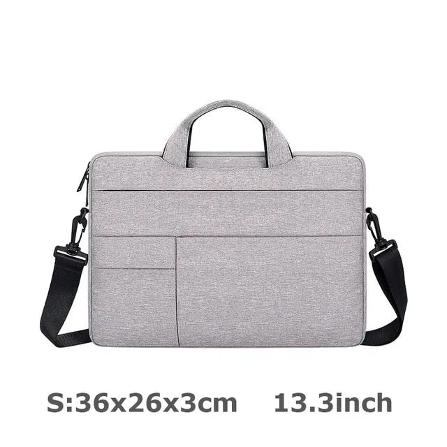 Waterproof Handbag Designer Women 14 15.6 inch Laptop Briefcase Business Handbag for Men Large Capacity Messenger Shoulder Bag