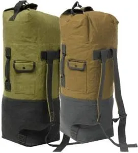 Waxed Canvas Deluxe Duffler