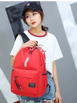 Women's & Men's & Trendy Junior High Large Capacity Korean College Oxford Backpacks