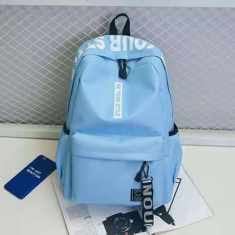 Women's & Men's & Trendy Junior High Large Capacity Korean College Oxford Backpacks
