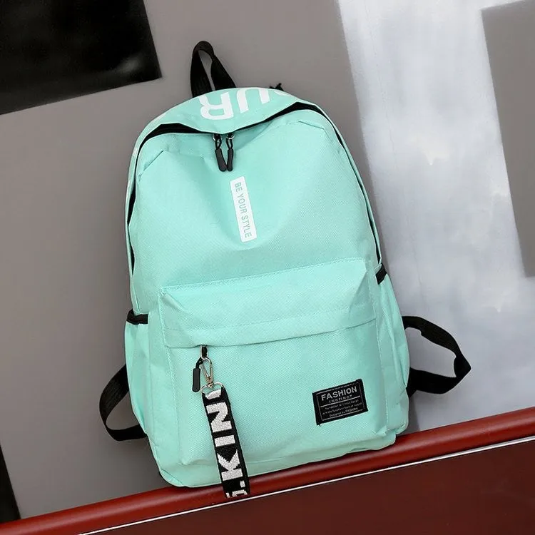 Women's & Men's & Trendy Junior High Large Capacity Korean College Oxford Backpacks