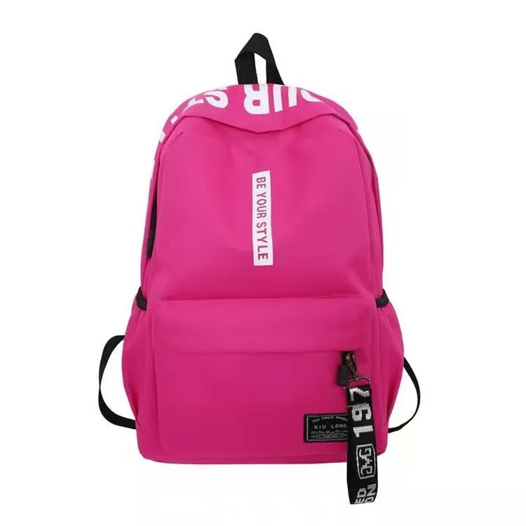 Women's & Men's & Trendy Junior High Large Capacity Korean College Oxford Backpacks