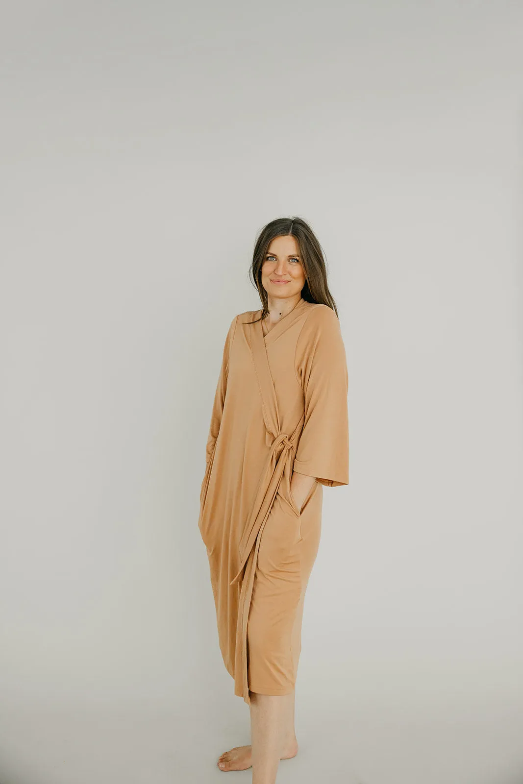 Women's Everyday Robe - Pecan