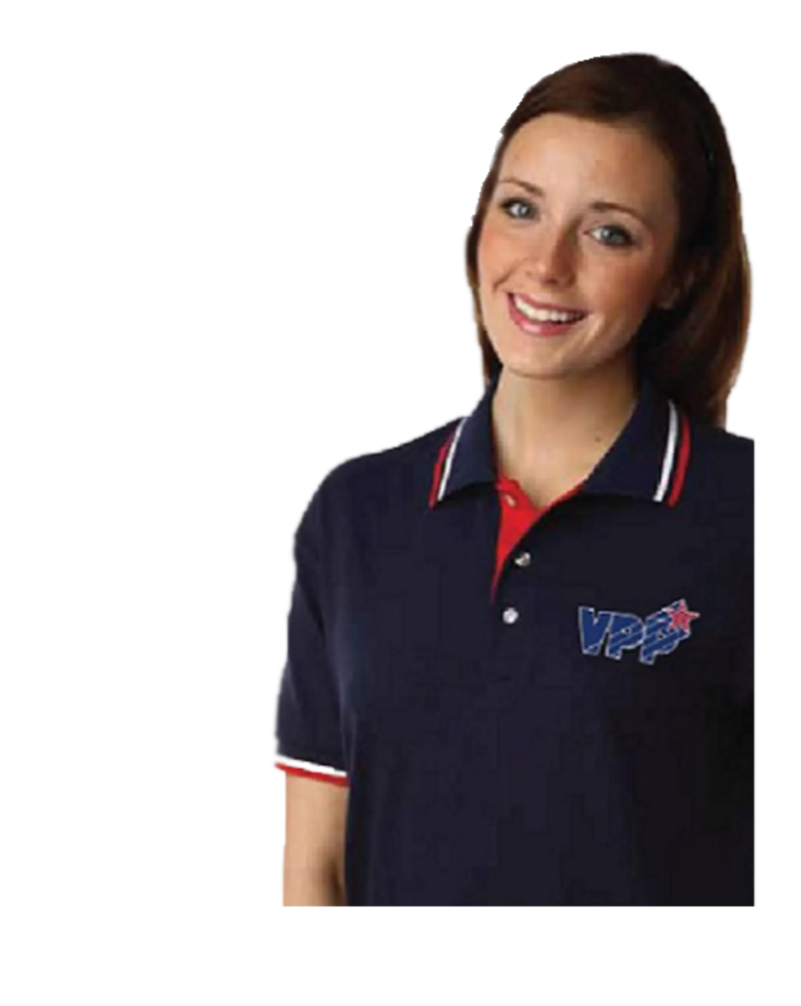 Women's Navy USA Made Polo w/ VPP Logo - #401625