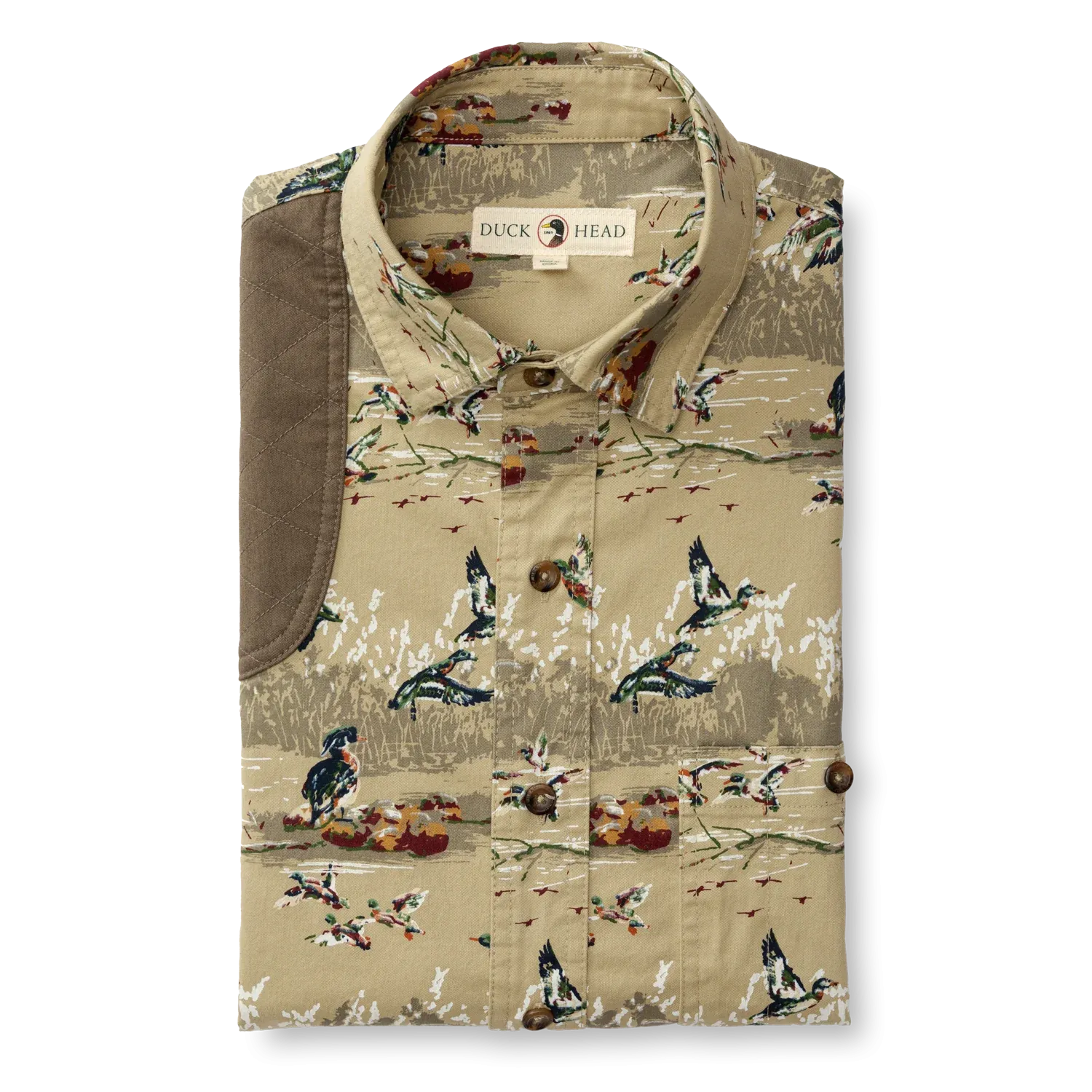 Woodland Shooting Shirt (Khaki Print)